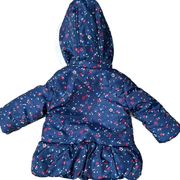 Babaluno 3-6 Month Girls Winter Jacket - Picture 3 of 5